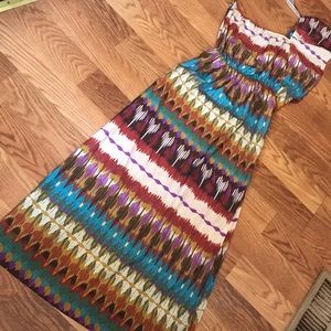 One shoulder maxi dress